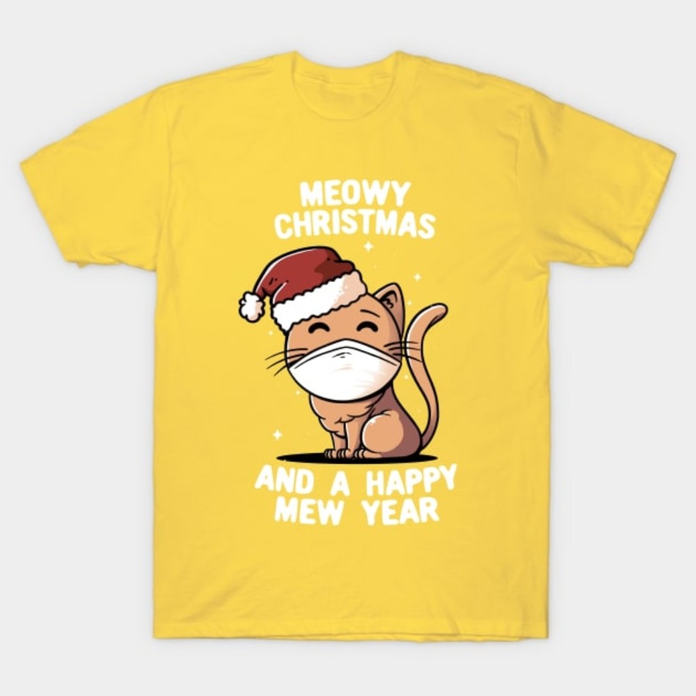 Meowy Cat Christmas and Happy Cat Year - Cute Funny Xmas Gift